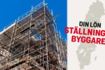 Löner för ställningsbyggare