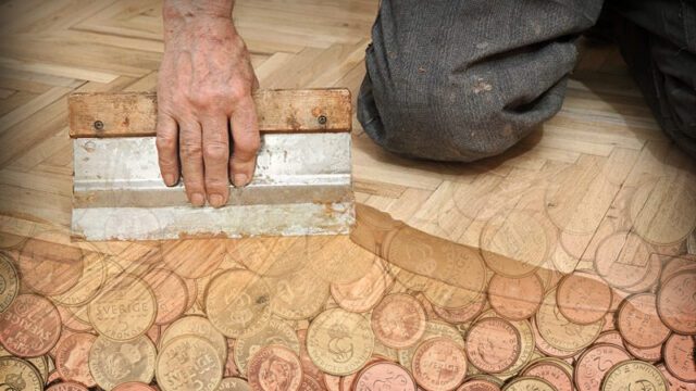 Fråga: Hur mycket tjänar en golvläggare? Svaret handlar om tidlön, ackord och del av Sverige.