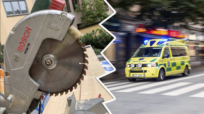 Gersåg saknade klingskydd, nu får byggfirman företagsbot.