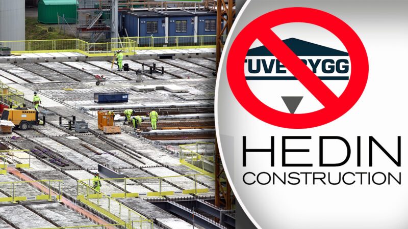 Hedin Groups helägda byggkoncern Tuve Bygg byter namn till Hedin Construction.