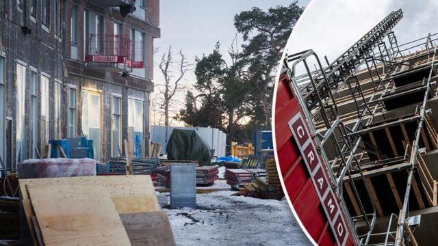 Ny hiss monteras efter dödsolyckan i Sundbyberg.