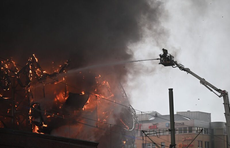 Storbrand på NCC:s Lisebergsbygge