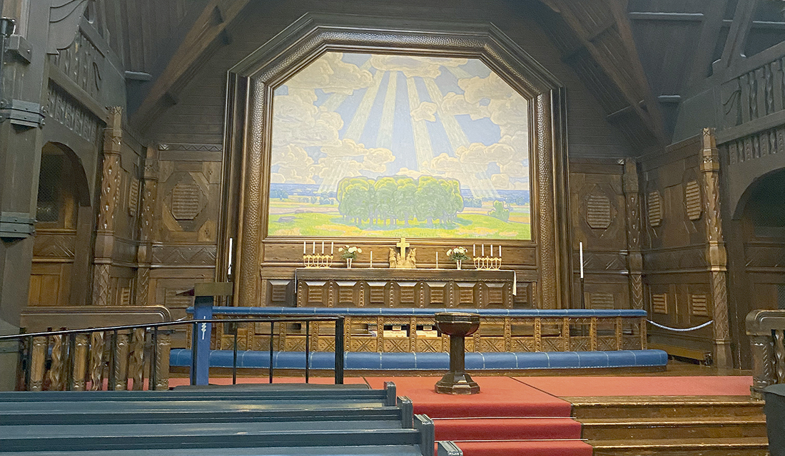 Altartavla Kiruna kyrka.