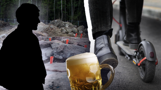 En bergsprängare åkte elsparkcykel i Tyskland efter att ha druckit öl, nekas sprängningstillstånd.