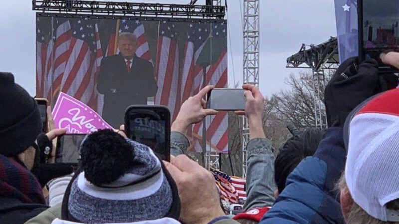 Donald Trump i Washington 6 januari
