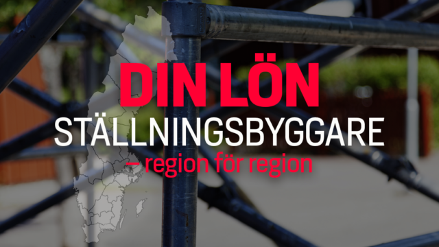 220 kronor i tidlön för ställningsbyggare