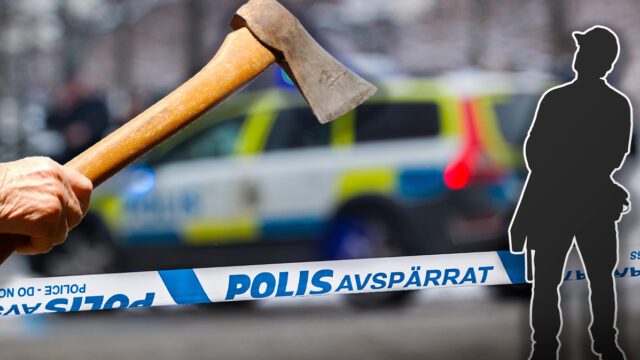 Byggnadsarbetare satte skräck i samhälle