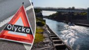 Byggnadsarbetare föll från ställning ner i hål