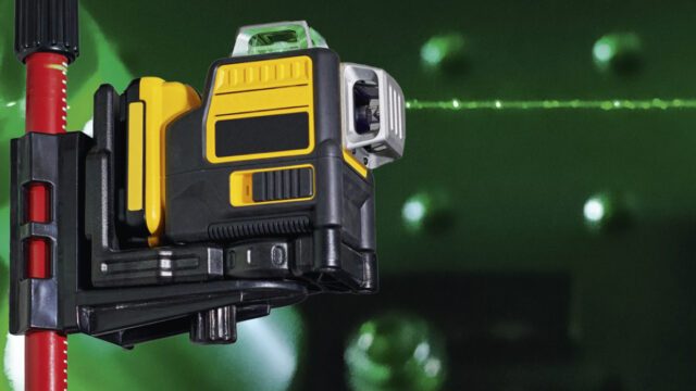 Lasermätare, grön laser