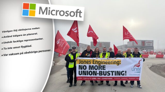 Microsoft-bygge varnade anställda för facket