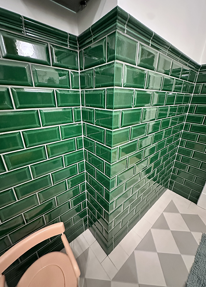 Badrumsrenovering i sekelskifteshus