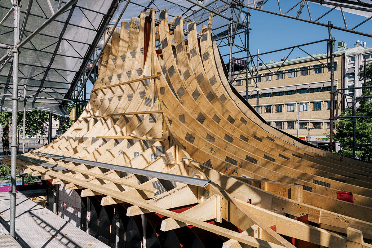 Bygget av Viktors kaffe.