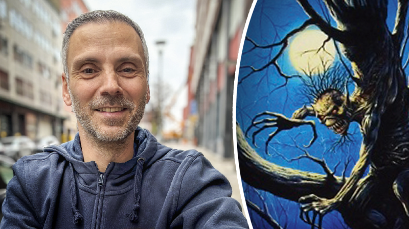 Det lyssnar målaren på