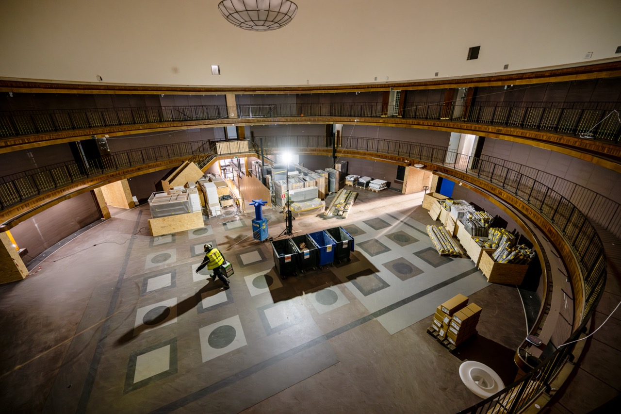 Stockholms stadsbibliotek renoveras.