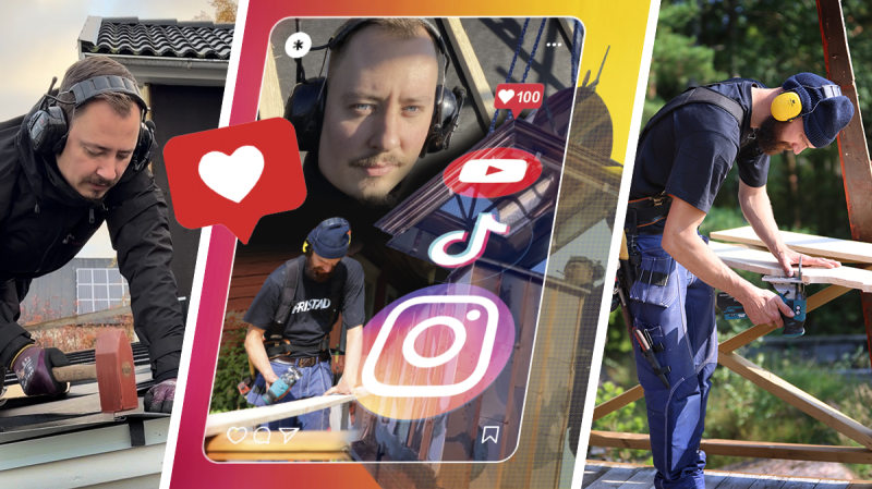 Bygginfluencers och virtuella umareller