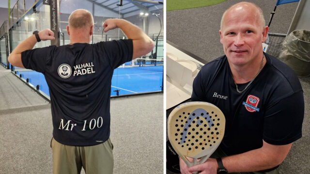 Snickaren Benjamins udda padelrekord