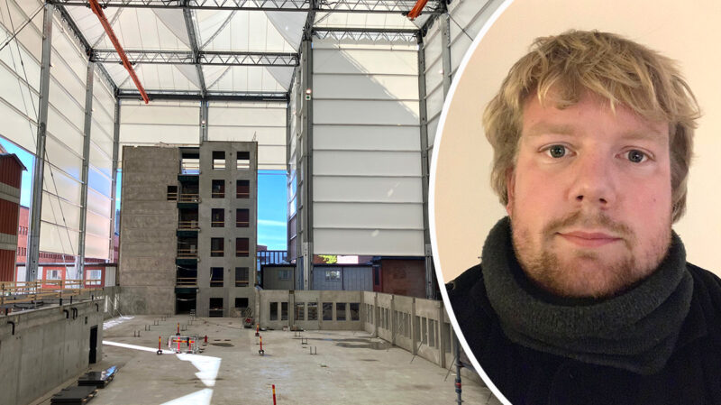 De byggde väderskyddet i Karlstad