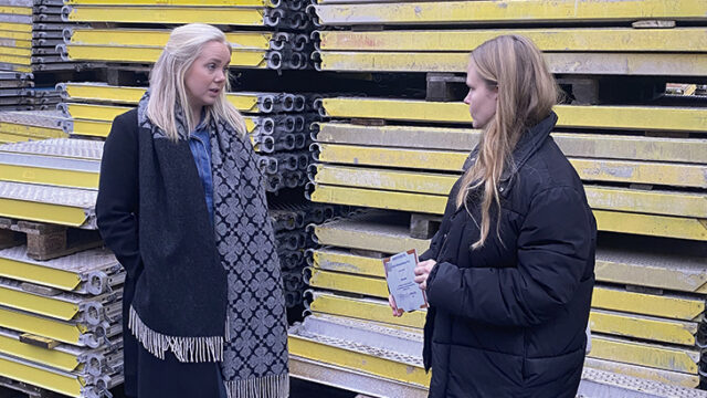 Therése Strindberg och Olivia Östlin.