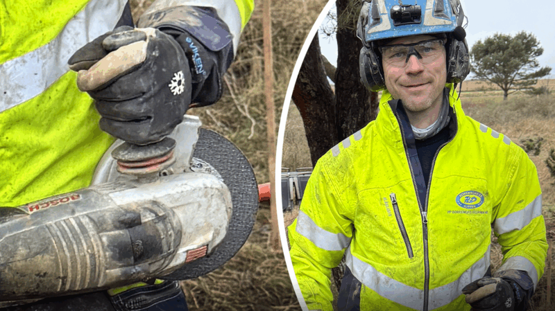 Vinkelslip som favoritverktyg