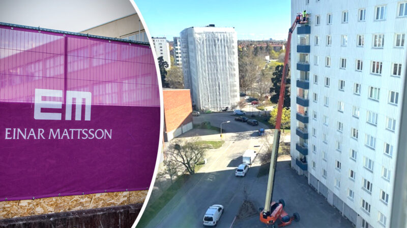 Arbete med lift utan avspärrning