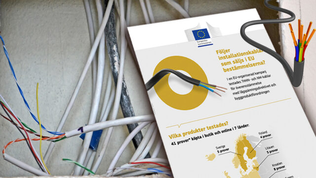 Farliga brister i installationskablar