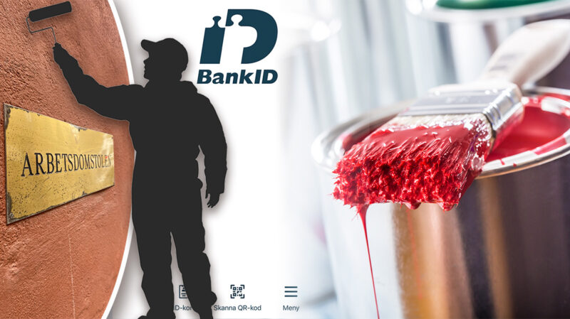 Målares misstag – sa upp sig själv