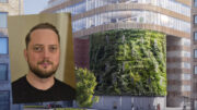 Nordens största växtvägg uppförs vid Masthuggstorget i Göteborg.