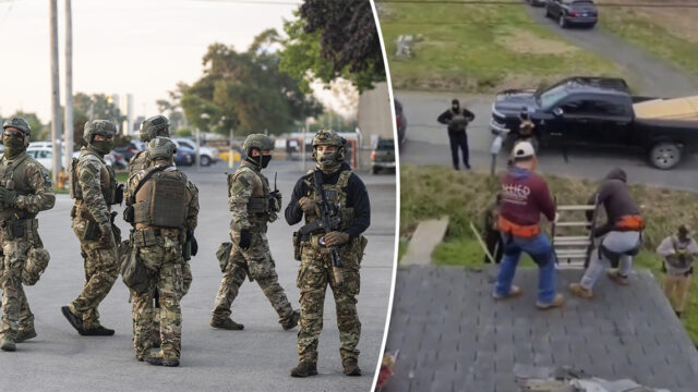 En kvinna i USA påstås ha ringt polisen för att slippa betala sina arbetare.