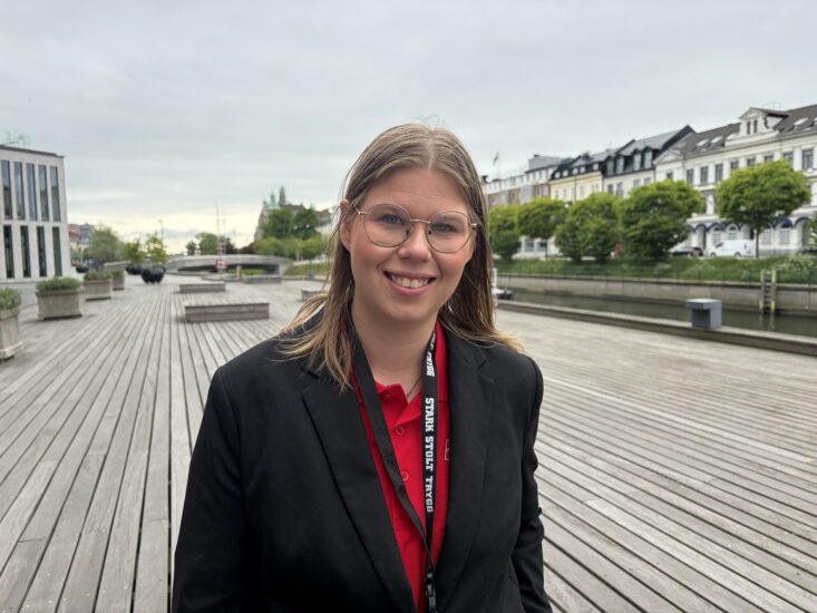 Malin är Byggnads enda kongresselev