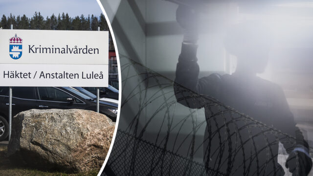 Anstalt, Luleå. Interner går utbildning till snickare.