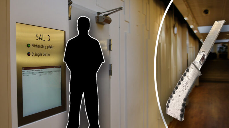Målare bar kniv och köpte öl