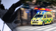 35-åring klarade fall från ställning